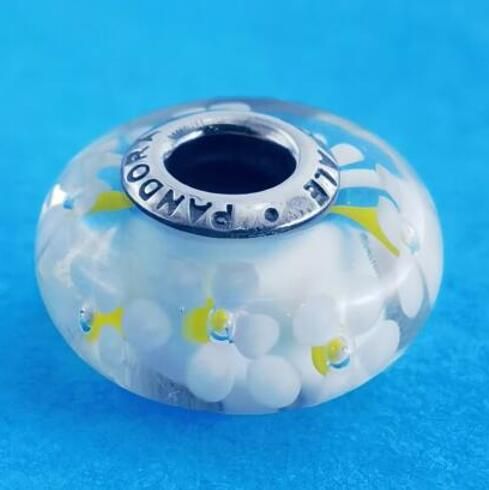 2PCS S925 ALE Sterling Silver Murano Promotion