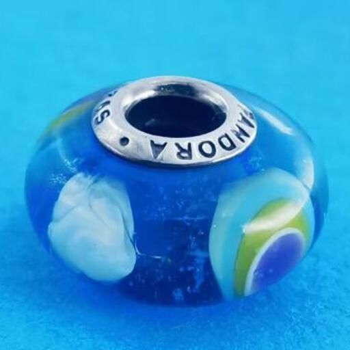 2PCS S925 ALE Sterling Silver Murano Promotion