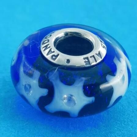 2PCS S925 ALE Sterling Silver Murano Promotion