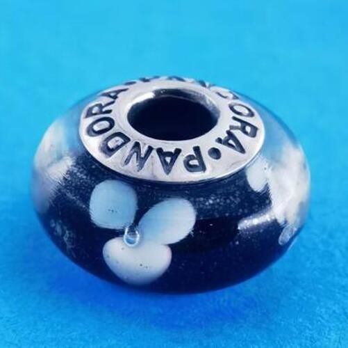 2PCS S925 ALE Sterling Silver Murano Promotion