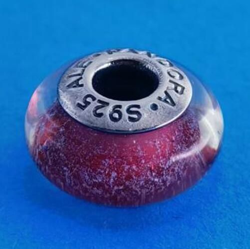 2PCS S925 ALE Sterling Silver Murano Promotion