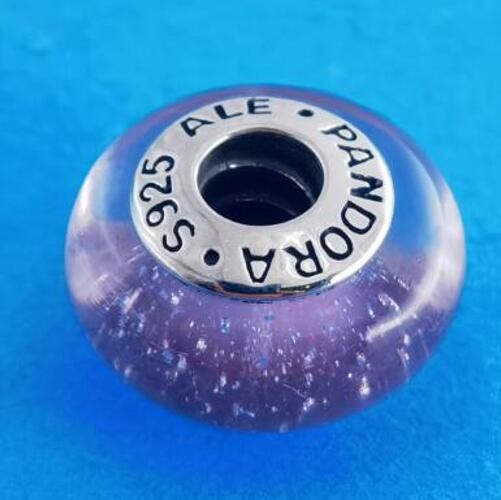 2PCS S925 ALE Sterling Silver Murano Promotion