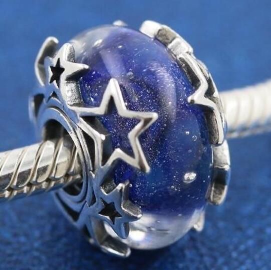 AAA S925 ALE Sterling Silver Murano Charm Beads