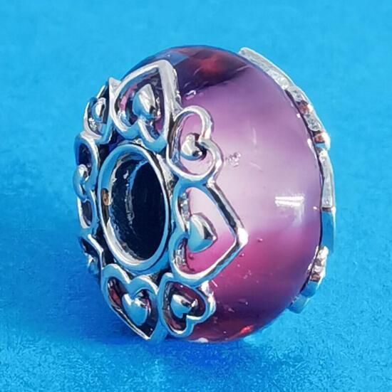 AAA S925 ALE Sterling Silver Murano Charm Beads