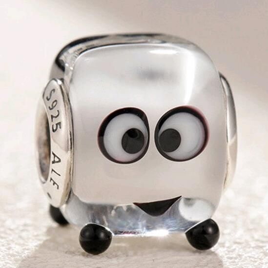 AAA S925 ALE Sterling Silver Murano Charm 