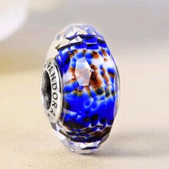 AAA S925 ALE Sterling Silver Murano Charm 