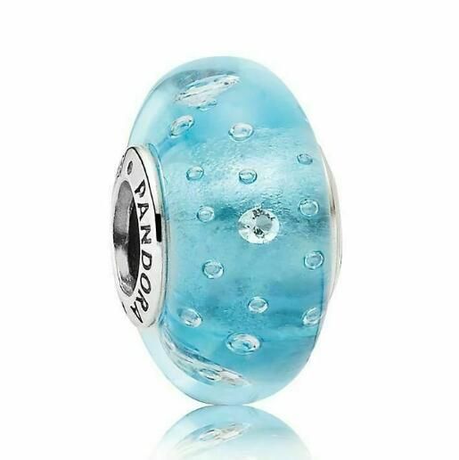 AAA S925 ALE Sterling Silver Murano Charm 