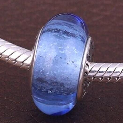AAA S925 ALE Sterling Silver Murano Charm 