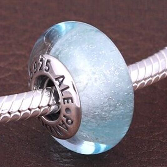 AAA S925 ALE Sterling Silver Murano Charm 