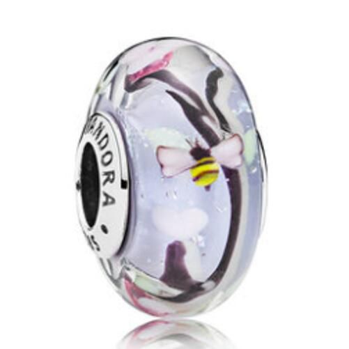 AAA S925 ALE Sterling Silver Murano Charm 