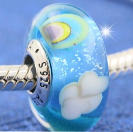 AAA S925 ALE Sterling Silver Murano Charm 