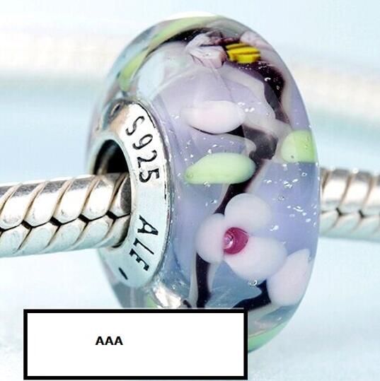 AAA S925 ALE Sterling Silver Murano Charm 