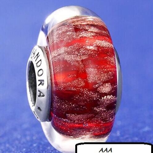 AAA S925 ALE Sterling Silver Murano Charm 