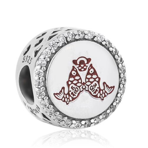 AAA GRADE S925 ALE Sterling Silver Exclusive Round Charms