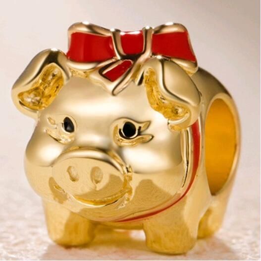 18K Goldplated Sterling Silver Animal Theme Charm