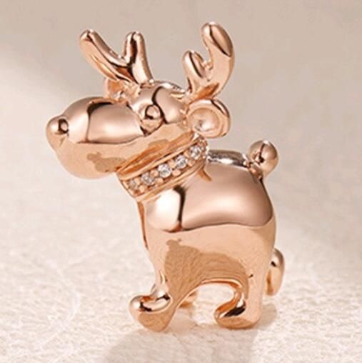 AAA GRADE Rose Goldplated ALE R Animal Theme Charms