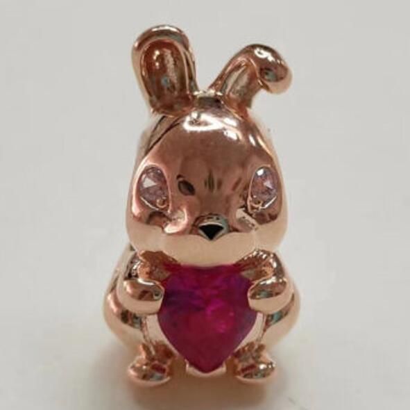 AAA GRADE Rose Goldplated ALE R Animal Theme Charms