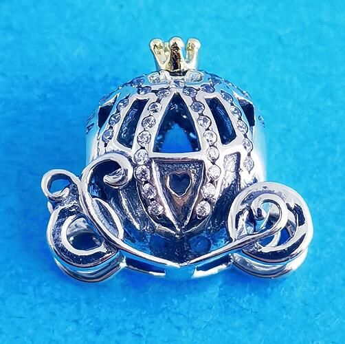 18K Goldplated Two Tone AAA GRADE S925 ALE Sterling Silver Charms
