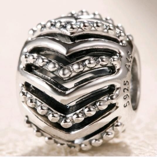 AAA GRADE S925 ALE Openwork Silver Charms