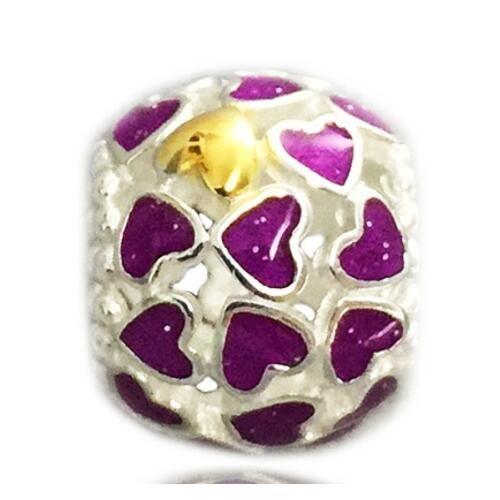 18k Goldplated Two Tone Charm