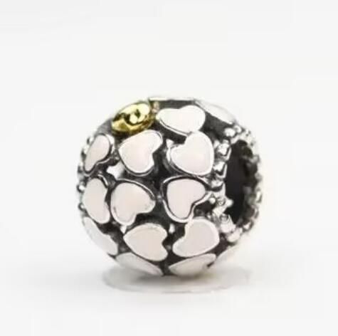 18k Goldplated Two Tone Charm