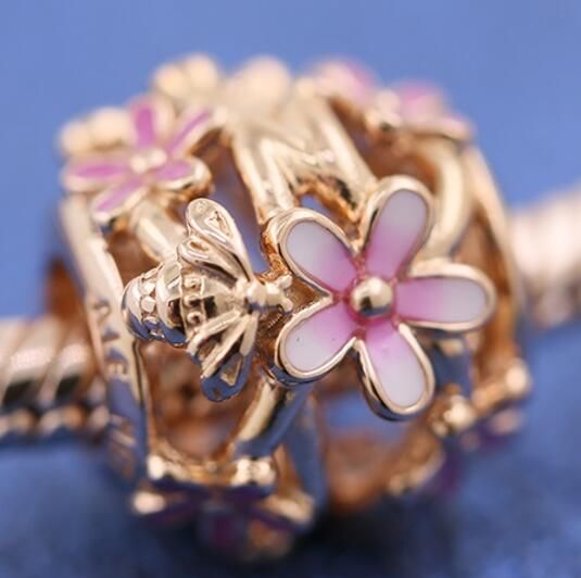Rose Goldplated AAA GRADE ALE R Charms