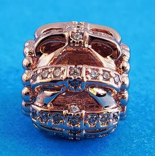 Rose Goldplated AAA GRADE ALE R Charms