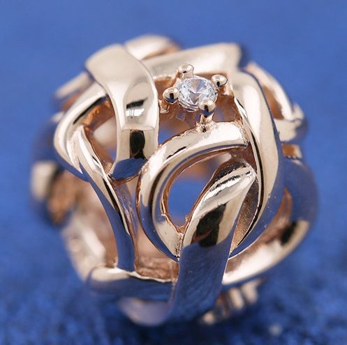 Rose Goldplated AAA GRADE ALE R Charms