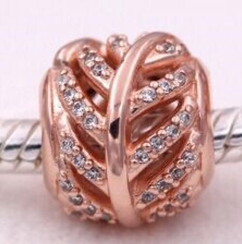 Rose Goldplated AAA GRADE ALE R Charms