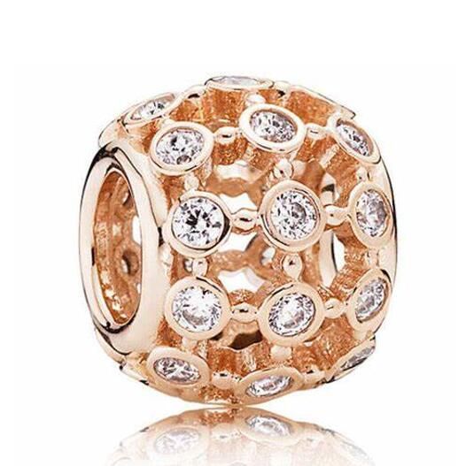 Rose Goldplated AAA GRADE ALE R Charms