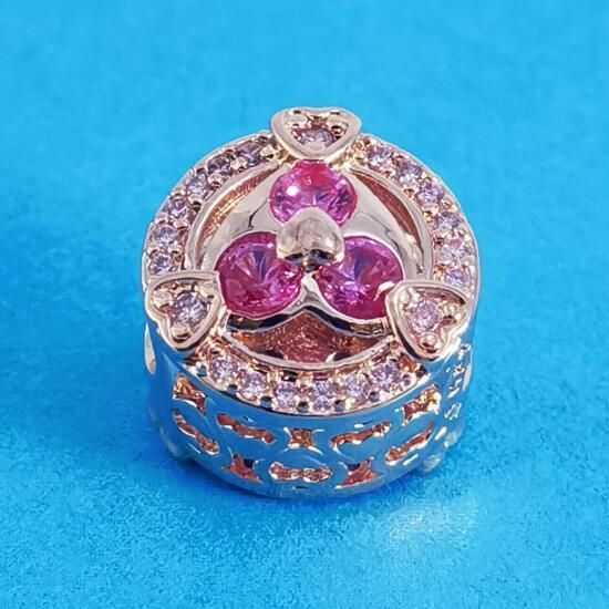 Rose Goldplated AAA GRADE ALE R Charms