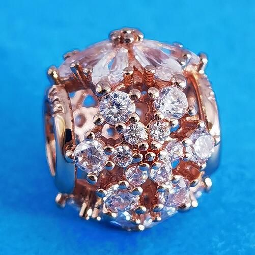 Rose Goldplated AAA GRADE ALE R Charms