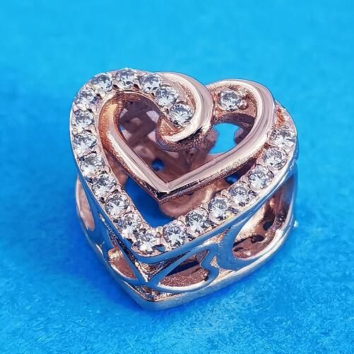 Rose Goldplated AAA GRADE ALE R Charms	