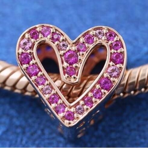 Rose Goldplated AAA GRADE ALE R Charms	