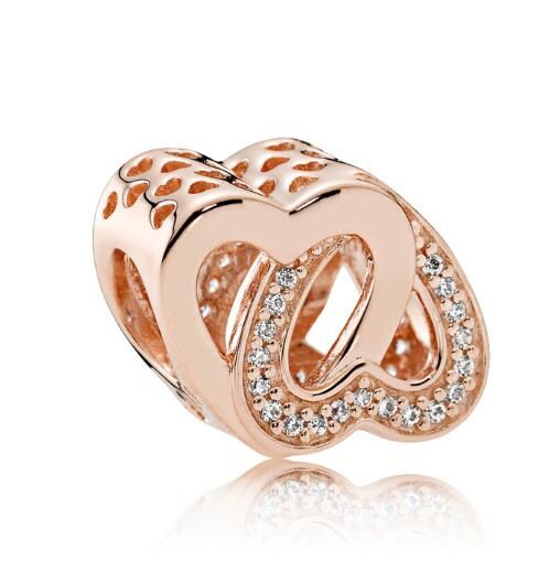 Rose Goldplated AAA GRADE ALE R Charms	