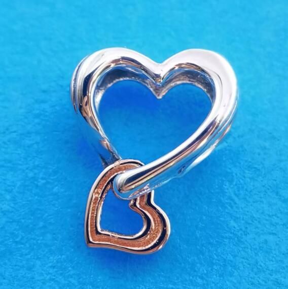 18k Goldplated Two Tone Charm