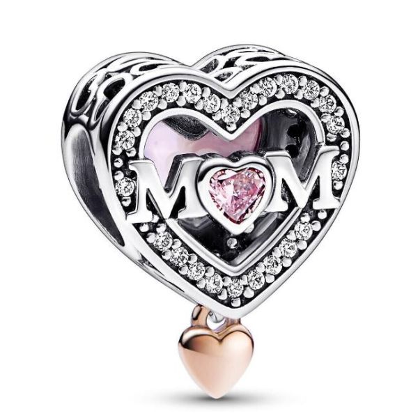 18k Goldplated Two Tone Charm