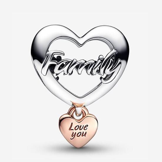 18k Goldplated Two Tone Charm