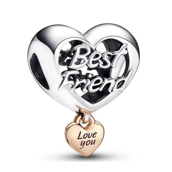 18k Goldplated Two Tone Charm