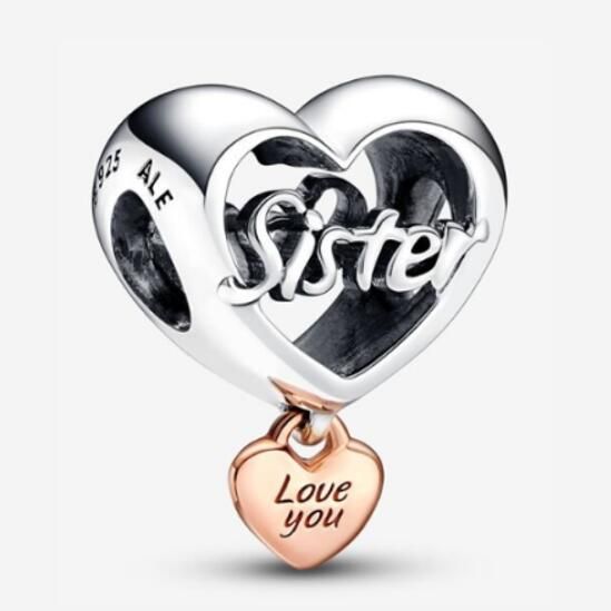 18k Goldplated Two Tone Charm