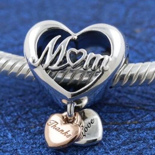 18k Goldplated Two Tone Charm
