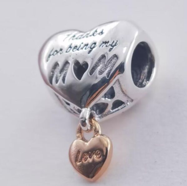18k Goldplated Two Tone Charm