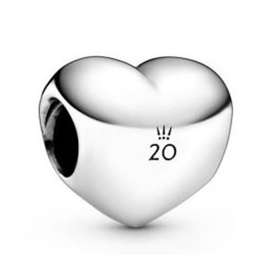 AAA GRADE S925 ALE Sterling Silver Heart Theme Charms