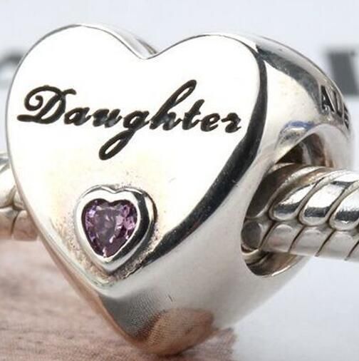 AAA GRADE S925 ALE Sterling Silver Heart Theme Charms