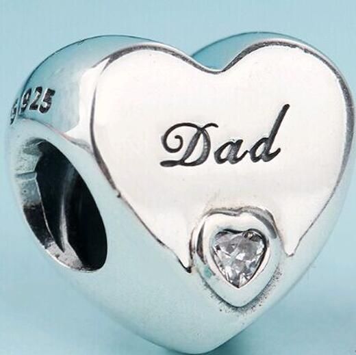 AAA GRADE S925 ALE Sterling Silver Heart Theme Charms