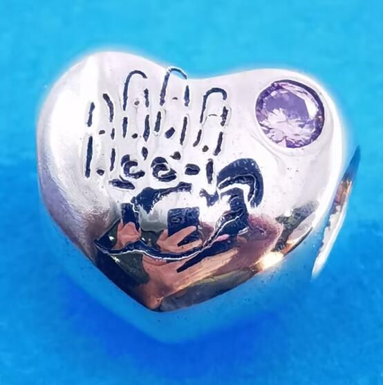 AAA GRADE S925 ALE Sterling Silver Heart Theme Charms