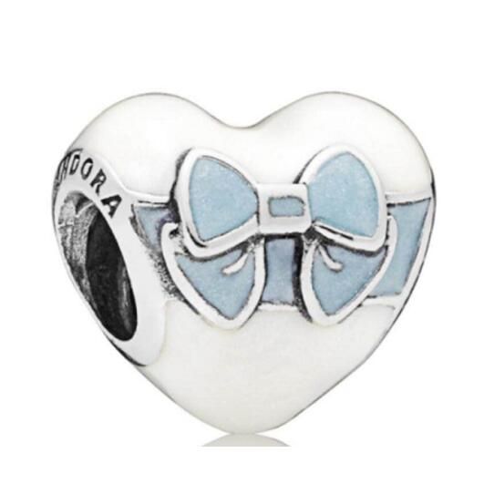 AAA GRADE S925 ALE Sterling Silver Heart Theme Charms