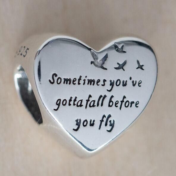 AAA GRADE S925 ALE Sterling Silver Heart Theme Charms