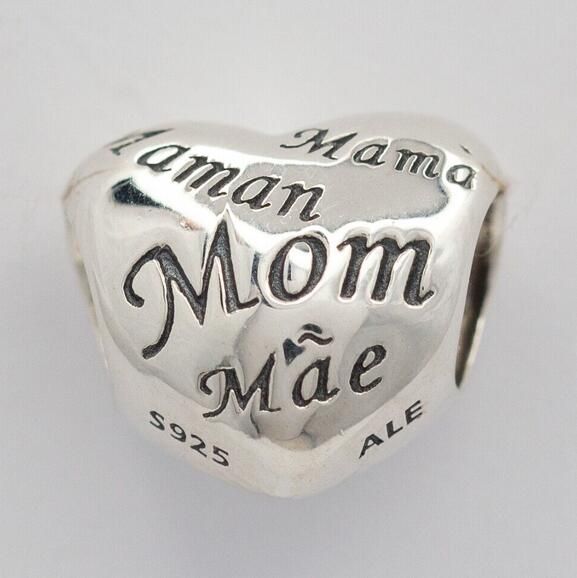 AAA GRADE S925 ALE Sterling Silver Heart Theme Charms
