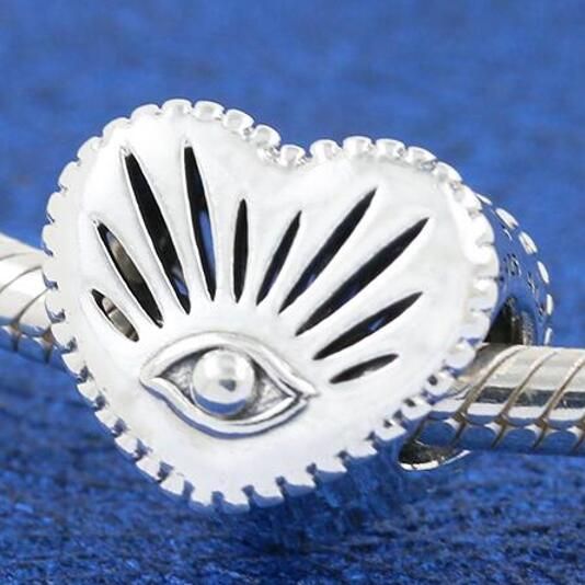 AAA GRADE S925 ALE Sterling Silver Heart Theme Charms